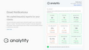 Analytify Email Notifications Addon WordPress Plugin