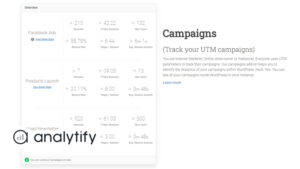 Analytify Campaigns Manager Add-on WordPress Plugin