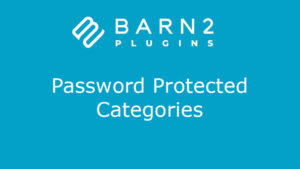 Barn2Media Password Protected Categories