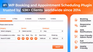 Bookly – Appointment Booking and Scheduling Software System