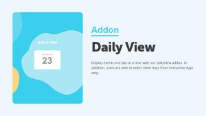 EventON Daily View Add-On WordPress Plugin