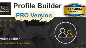 Profile Builder Pro WordPress User Profile Plugin