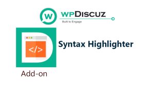 WpDiscuz Syntax Highlighter Addon WordPress Plugin